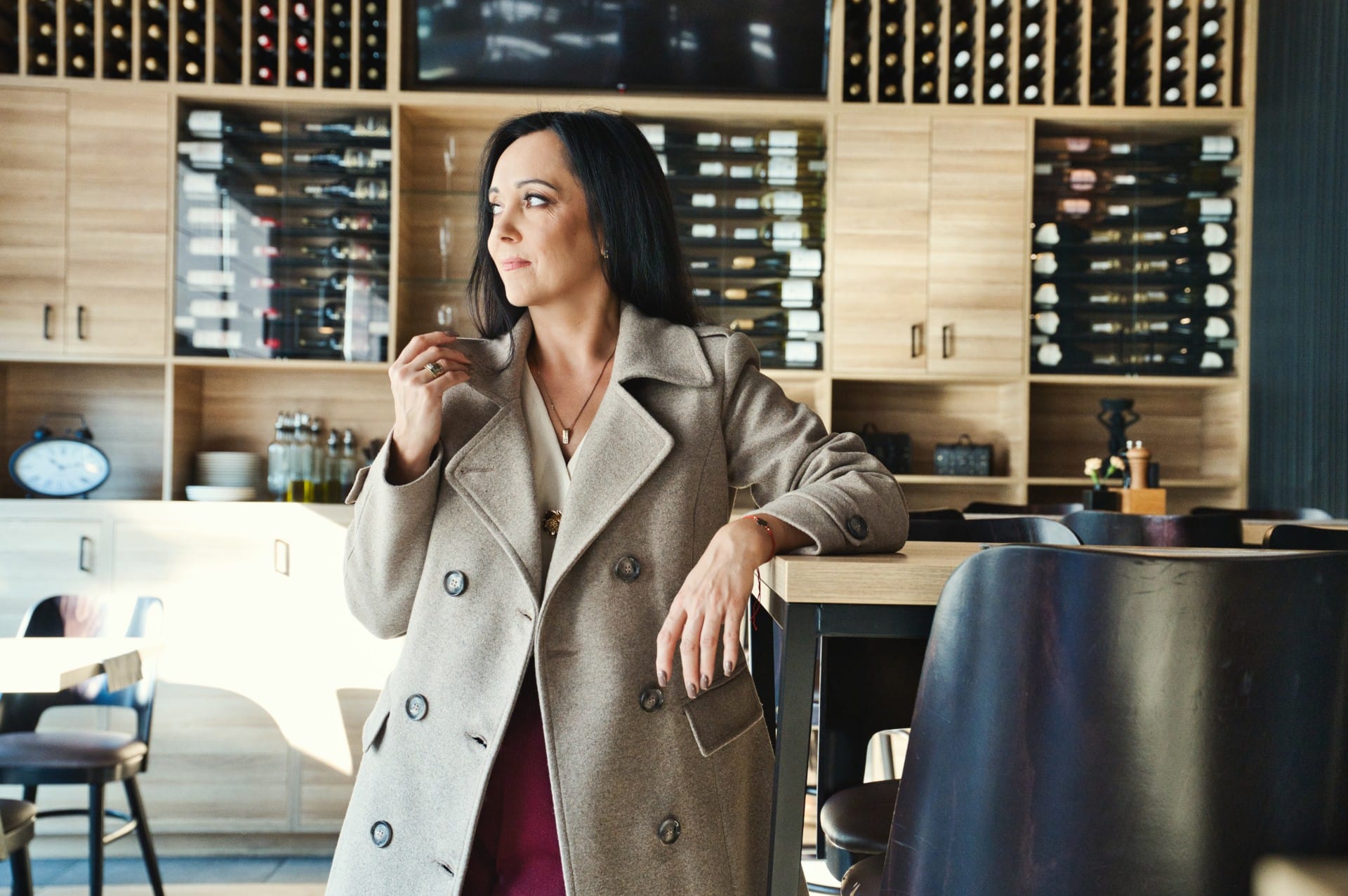 DSC_7777_Roxi_Beige Płaszcz jesienno-zimowy Roxi Beige